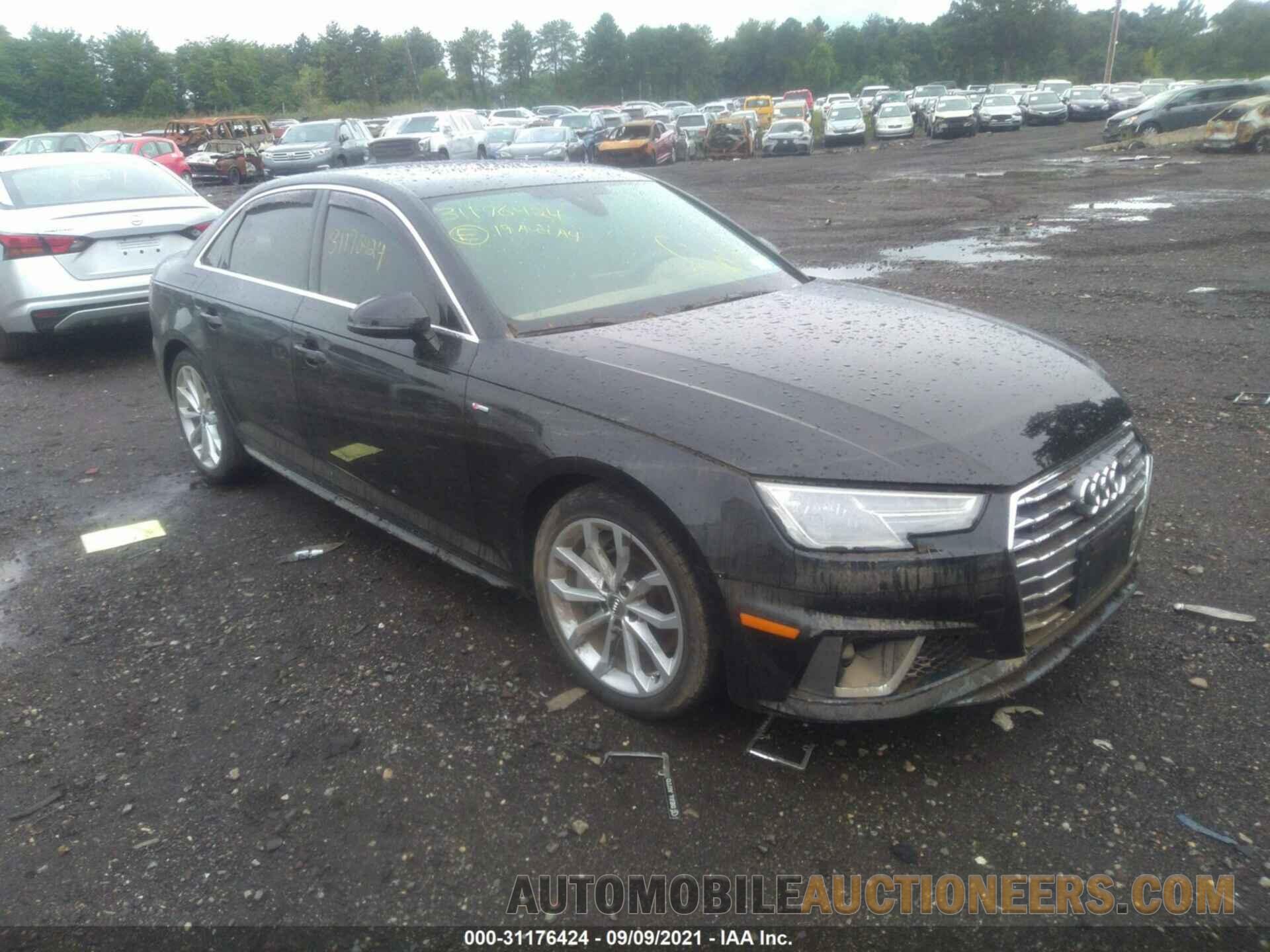 WAUDNAF40KA033366 AUDI A4 2019