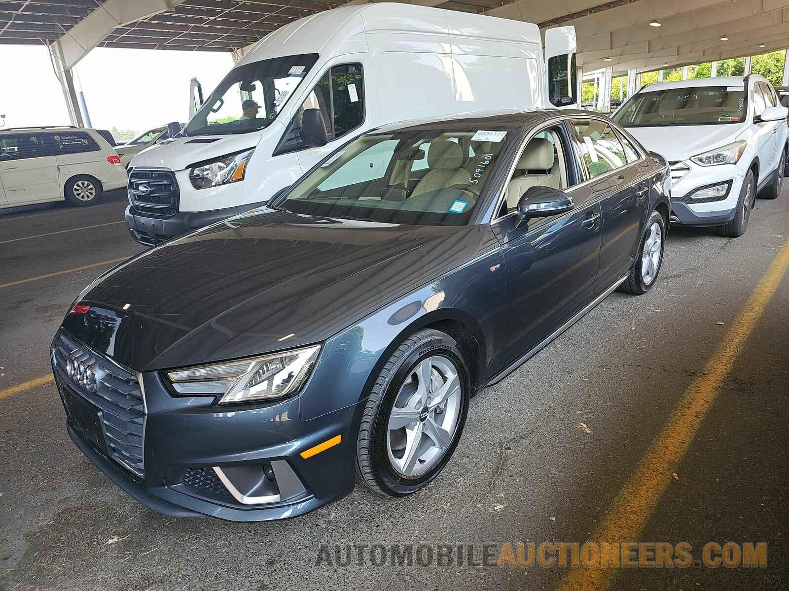 WAUDNAF40KA076265 Audi A4 Sedan 2019