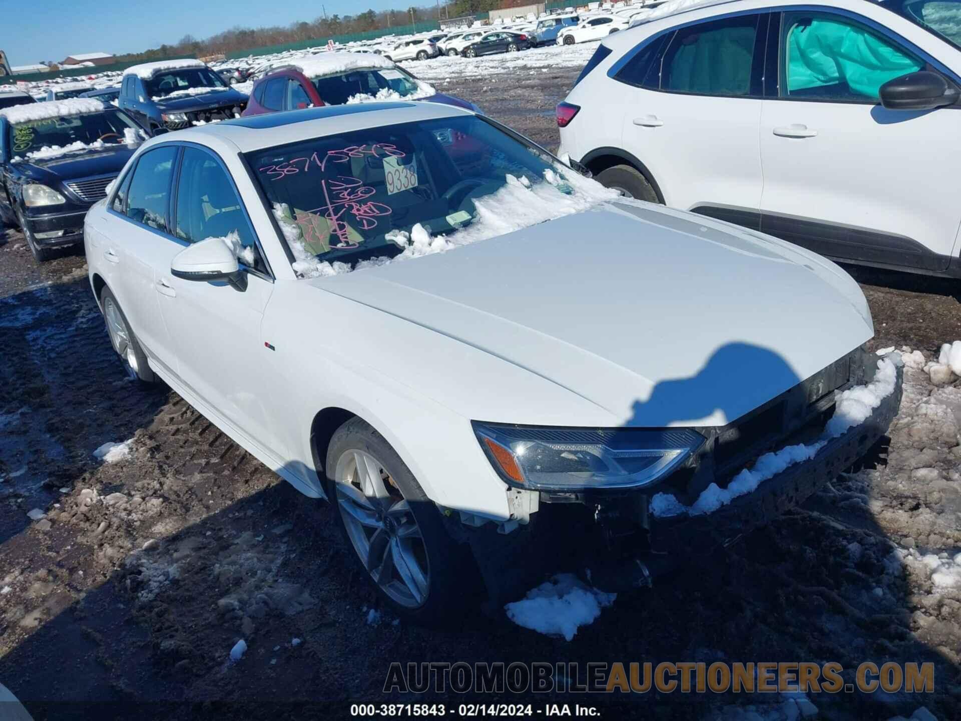 WAUDNAF40LN008865 AUDI A4 2020