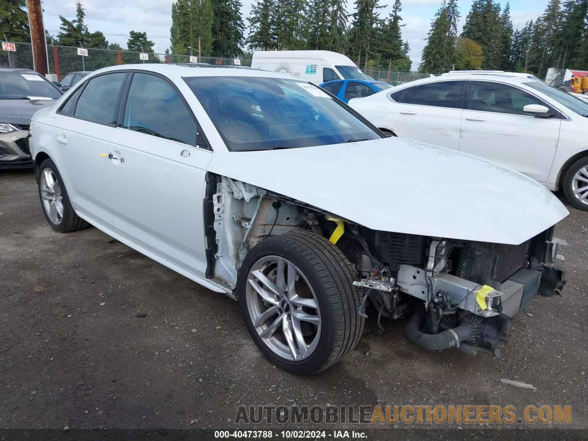 WAUDNAF41HN041395 AUDI A4 2017