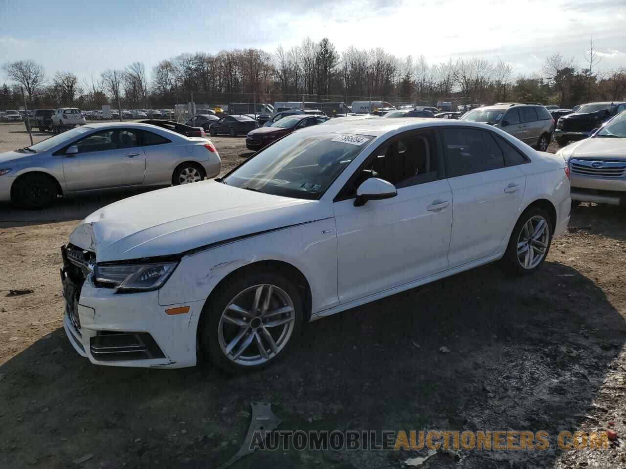 WAUDNAF41HN053725 AUDI A4 2017