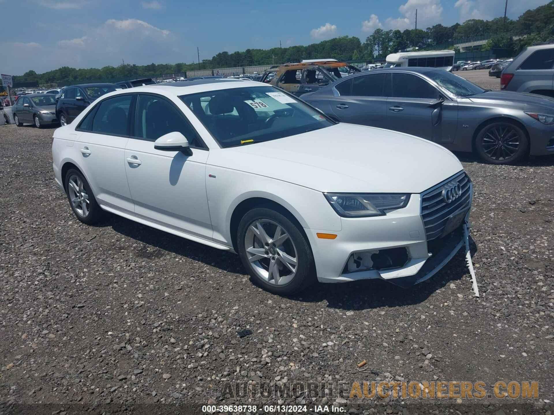 WAUDNAF41JN002117 AUDI A4 2018