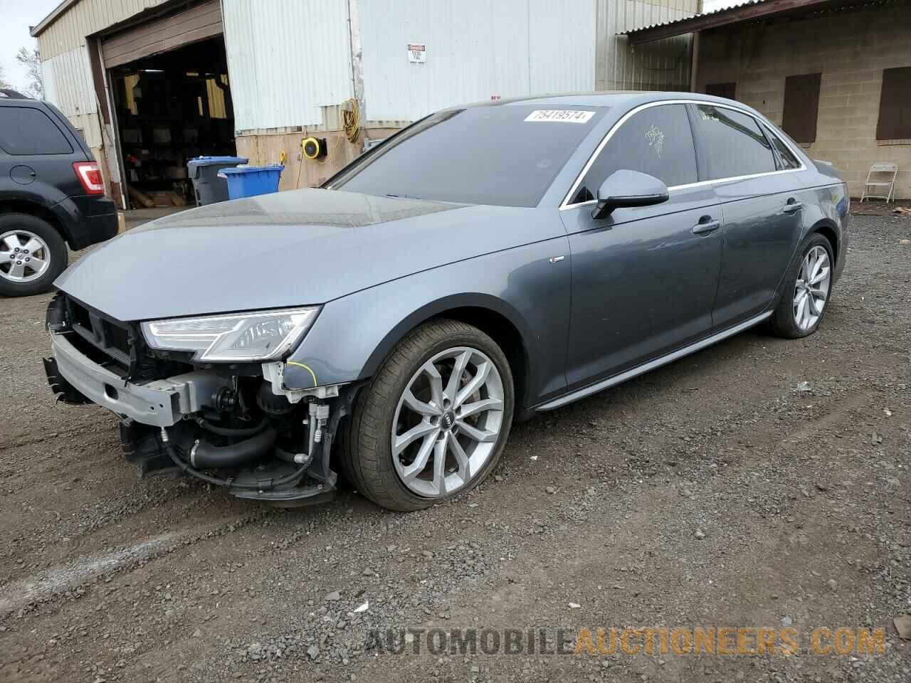 WAUDNAF41KN005648 AUDI A4 2019