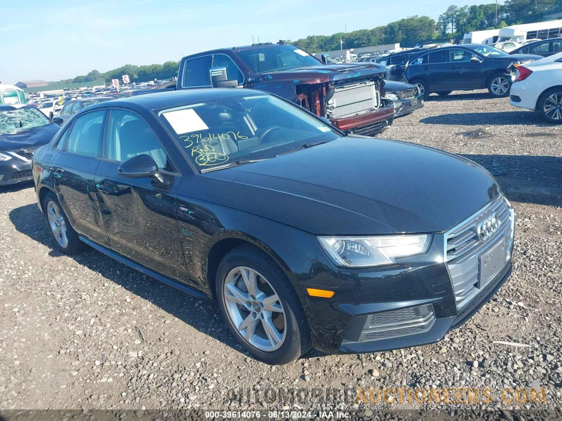 WAUDNAF42JA141129 AUDI A4 2018