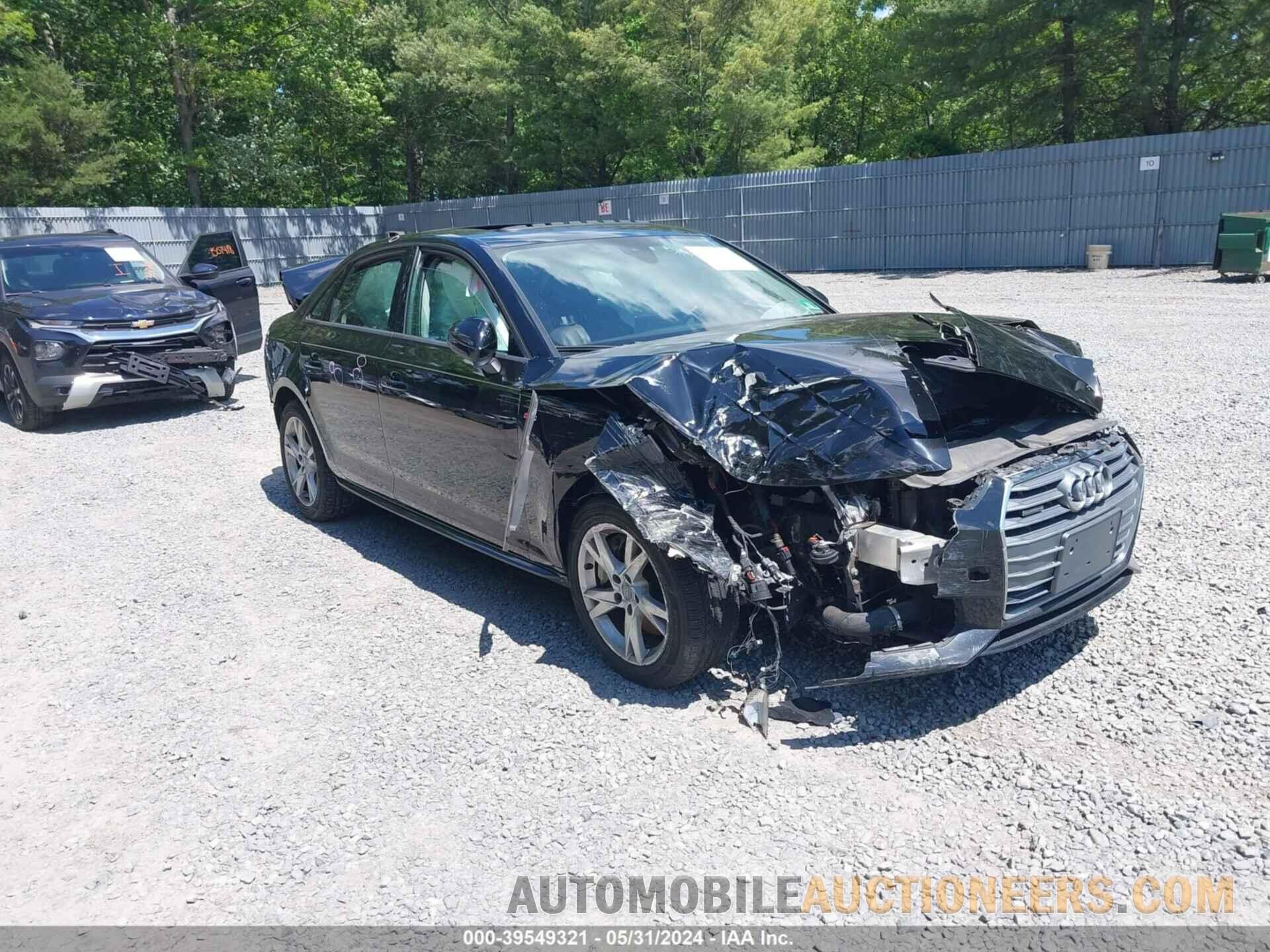 WAUDNAF42JN018696 AUDI A4 2018