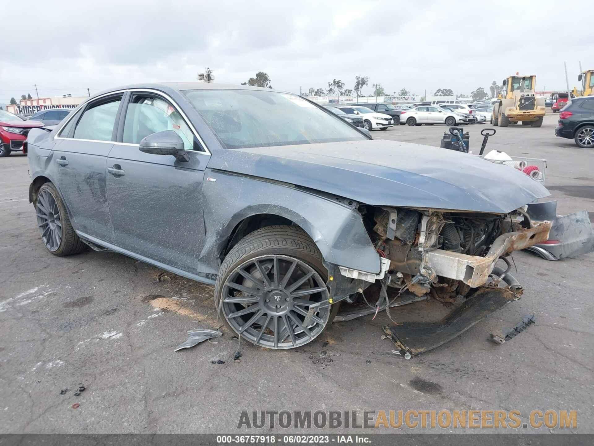 WAUDNAF42KA022286 AUDI A4 2019