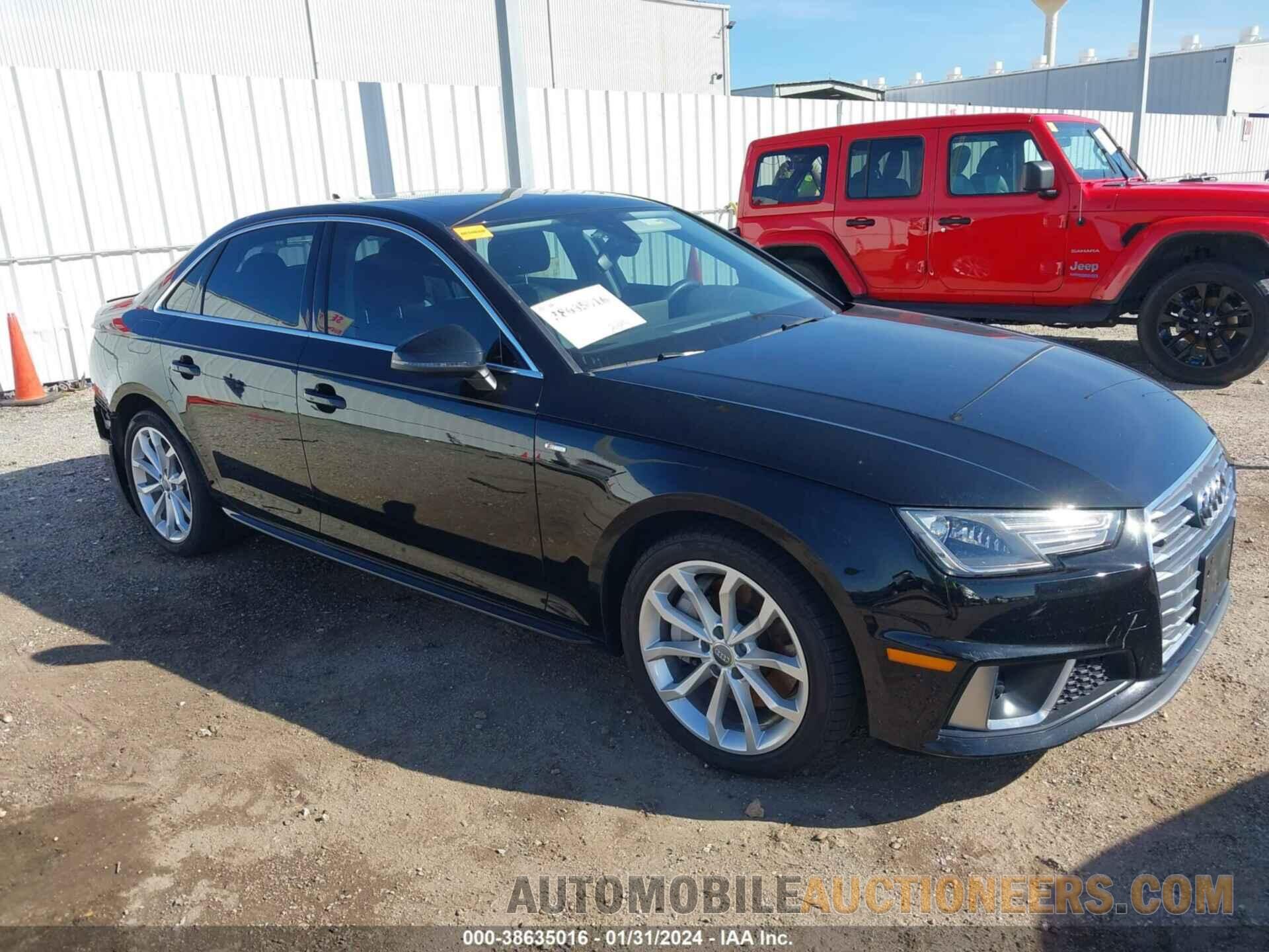 WAUDNAF42KA096095 AUDI A4 2019