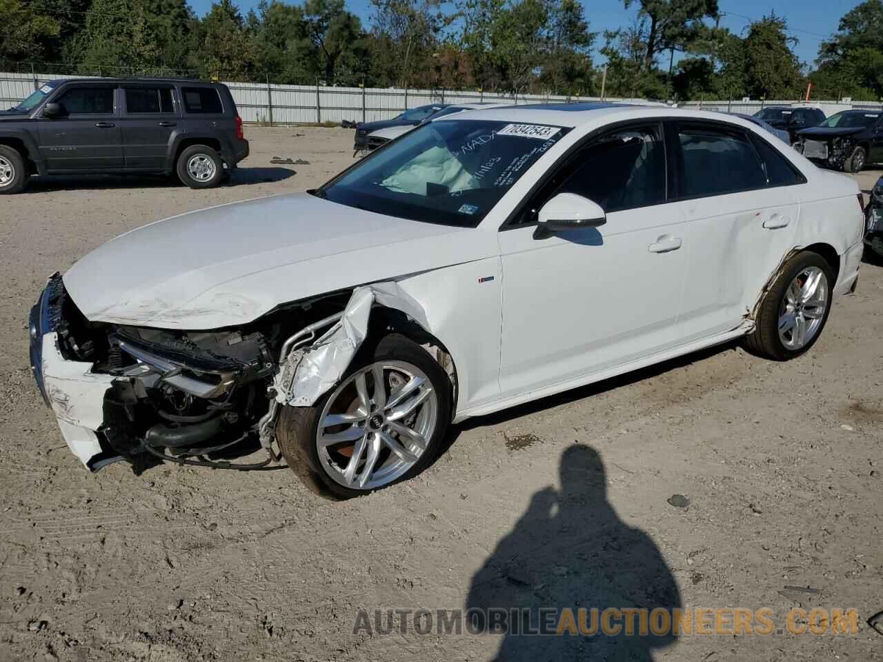 WAUDNAF43HN046047 AUDI A4 2017