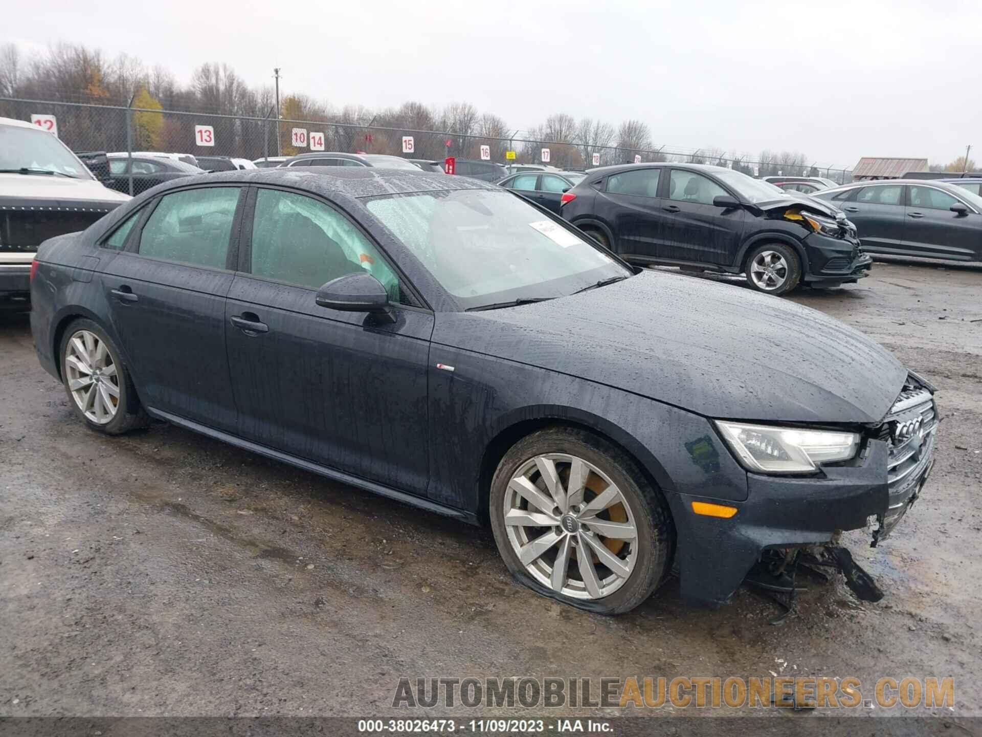 WAUDNAF43JA122234 AUDI A4 2018