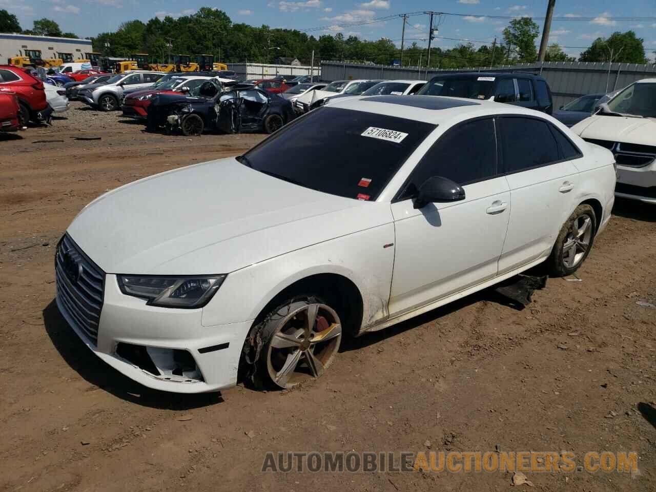 WAUDNAF43KA021910 AUDI A4 2019