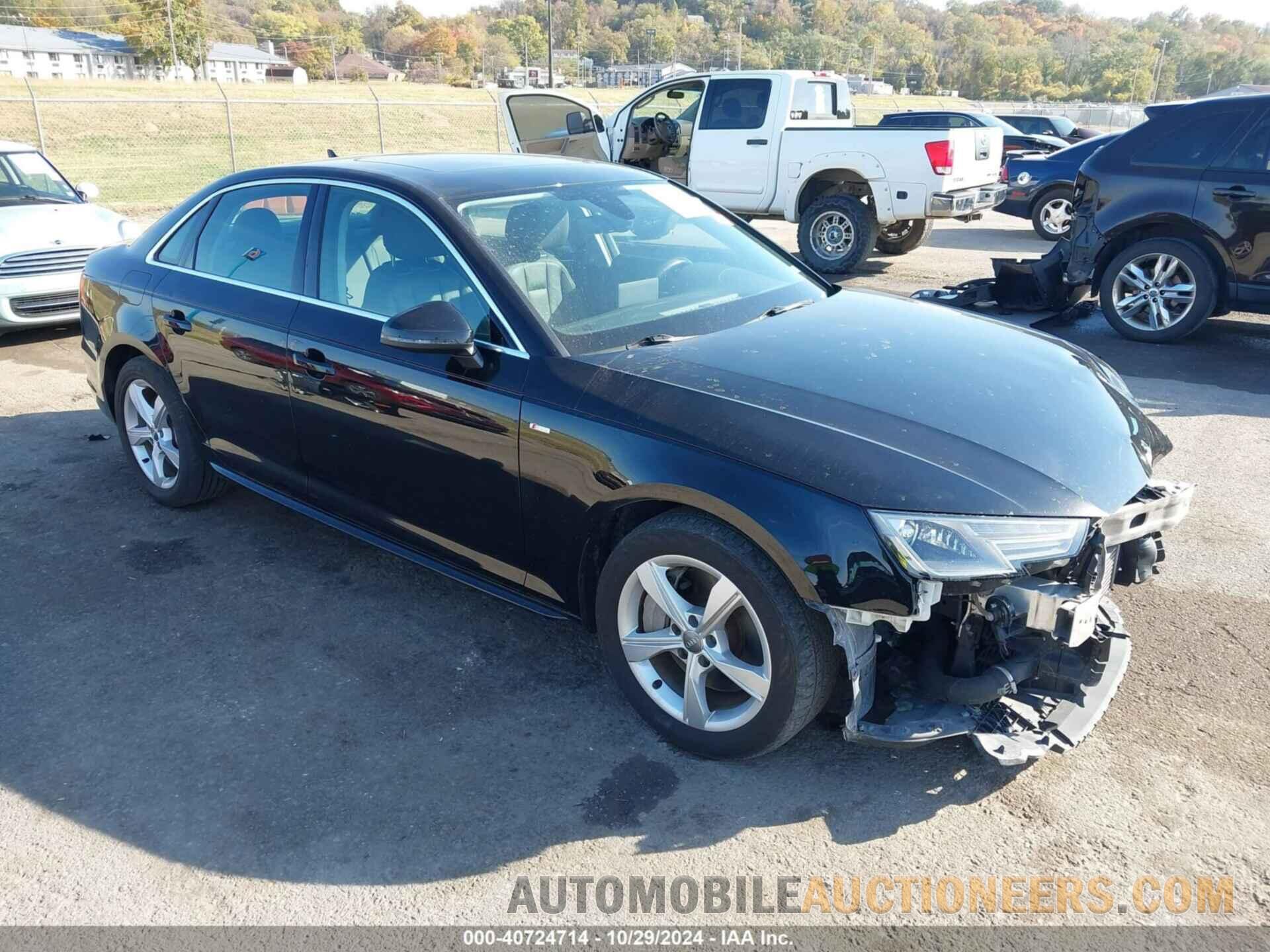 WAUDNAF43KA117861 AUDI A4 2019