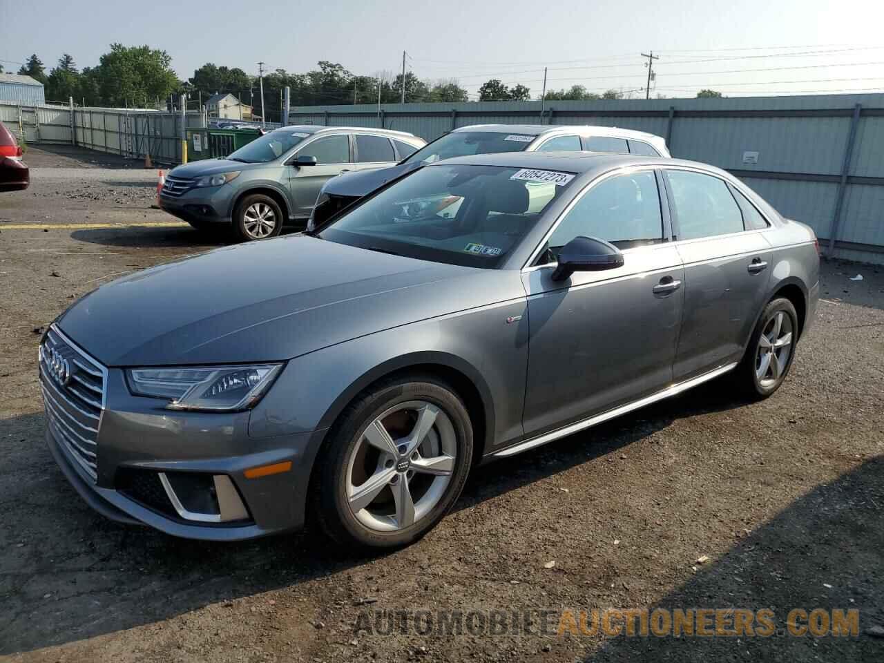 WAUDNAF43KN006624 AUDI A4 2019