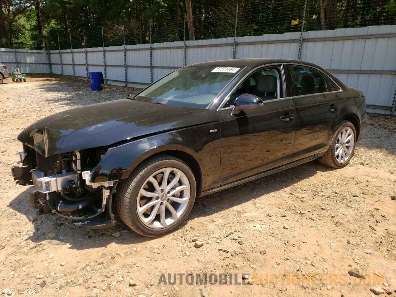 WAUDNAF43KN018689 AUDI A4 2019