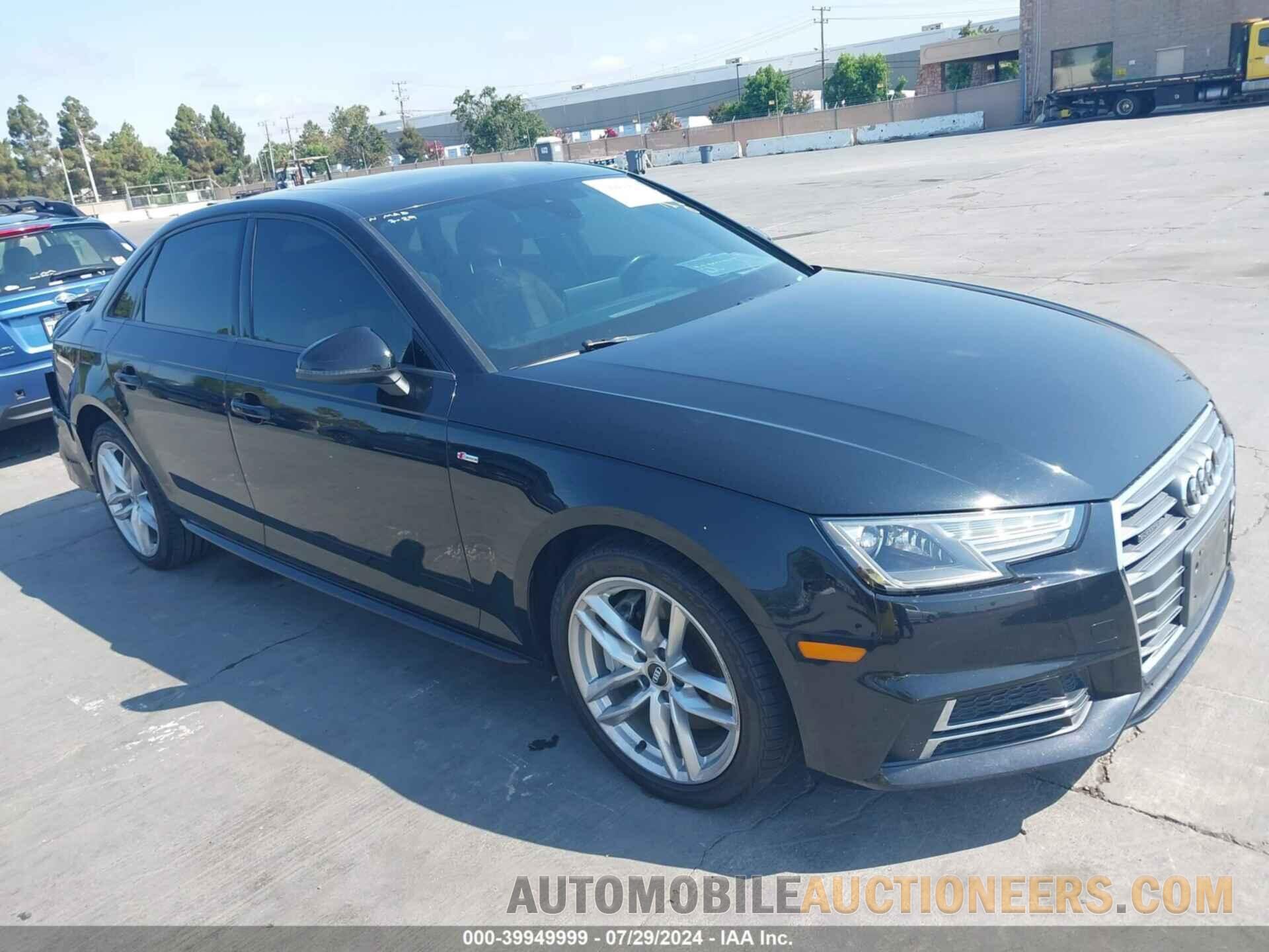 WAUDNAF44HN041634 AUDI A4 2017