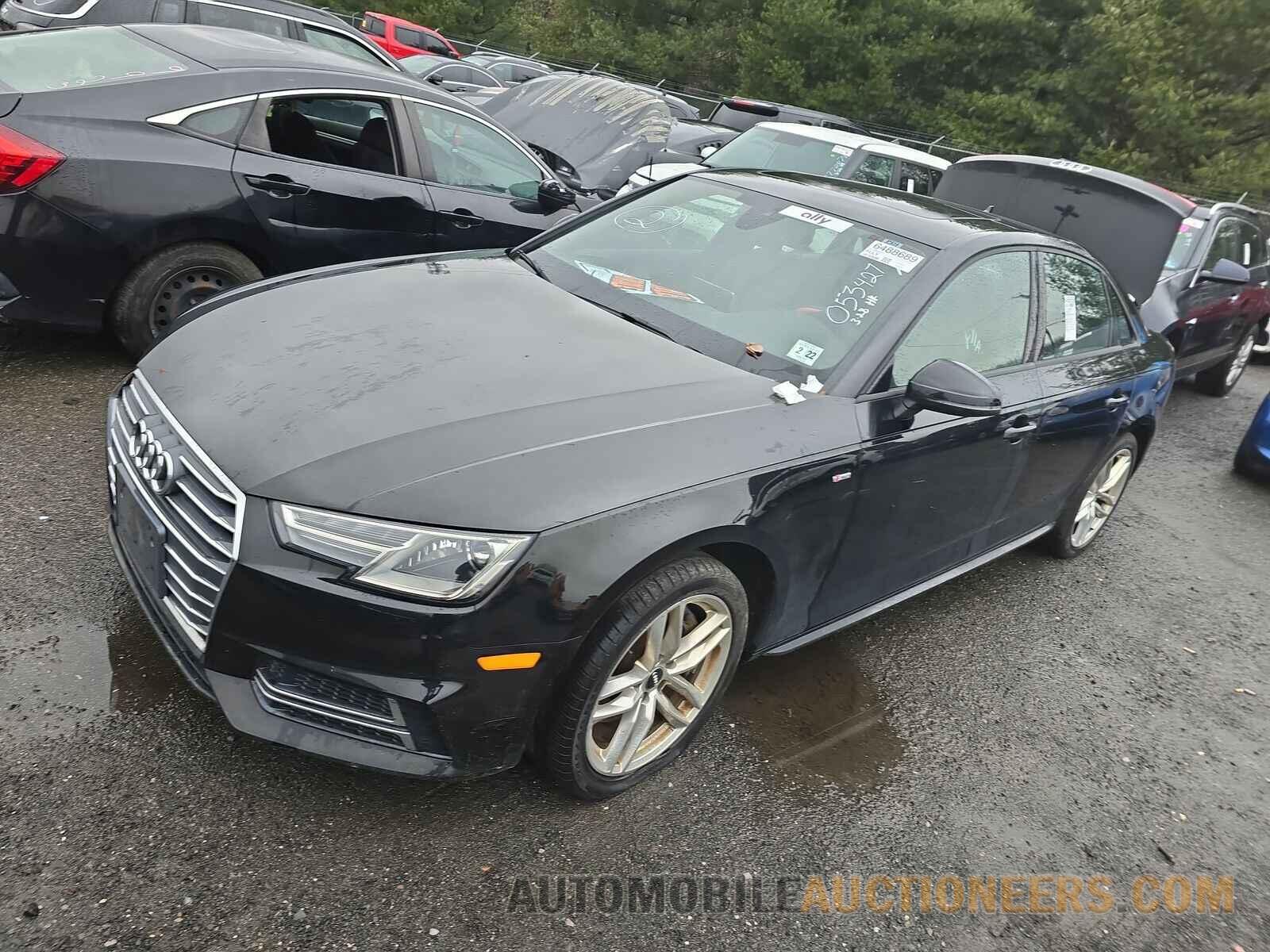 WAUDNAF44HN053427 Audi A4 Sedan 2017