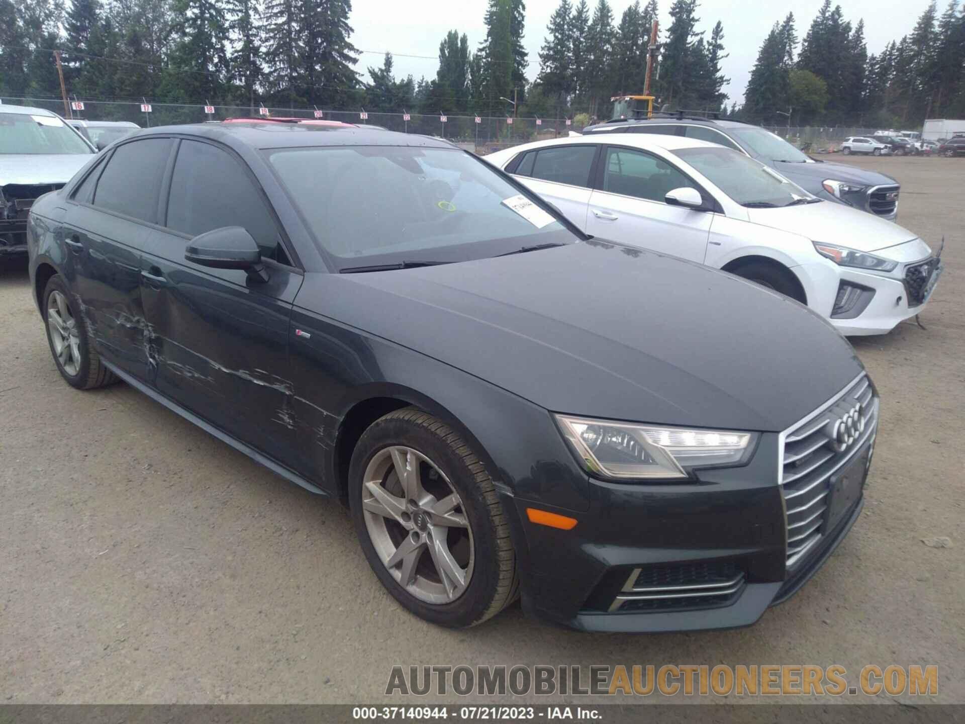 WAUDNAF44JA055174 AUDI A4 2018