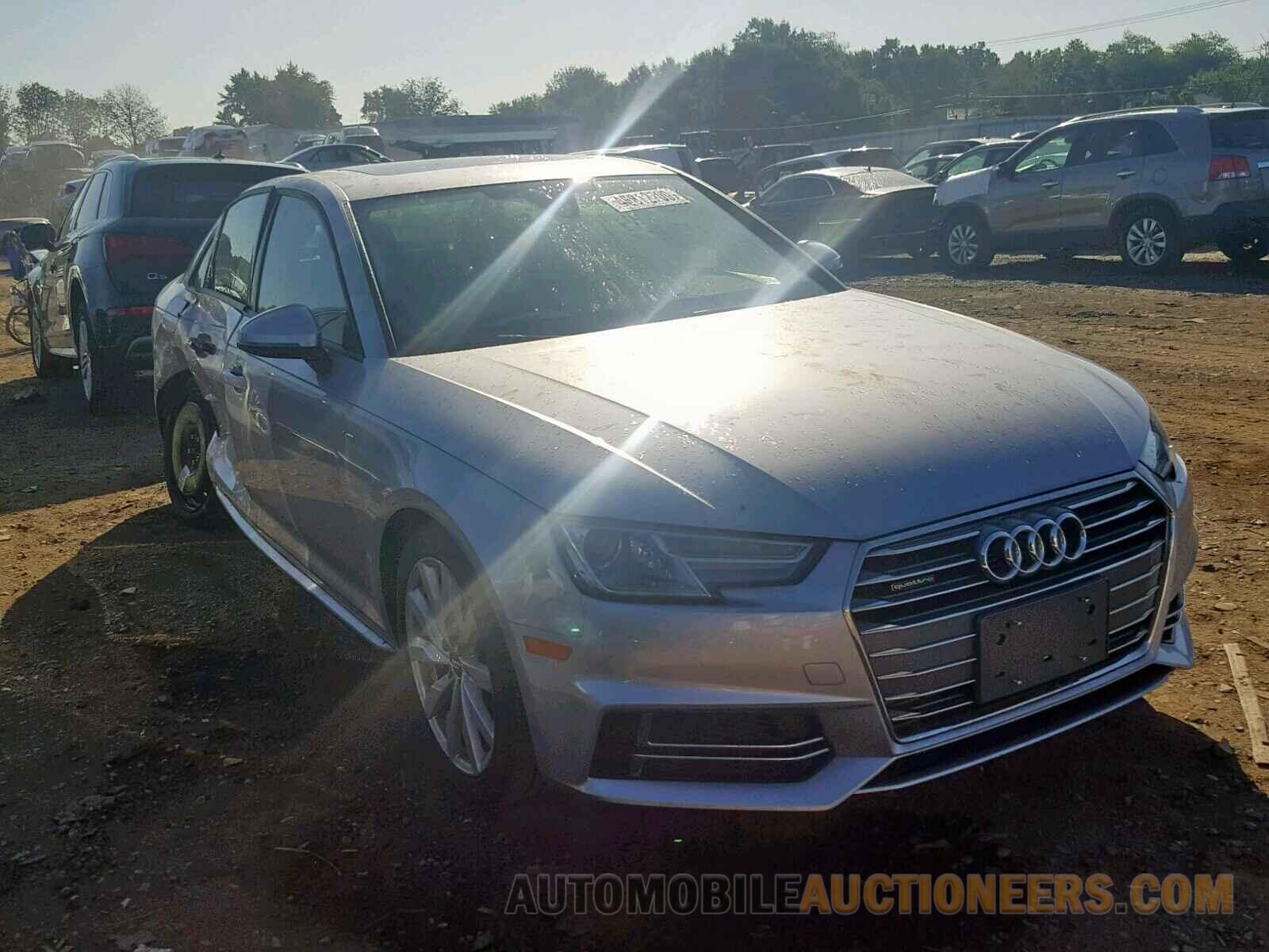 WAUDNAF44JN015718 AUDI A4 2018