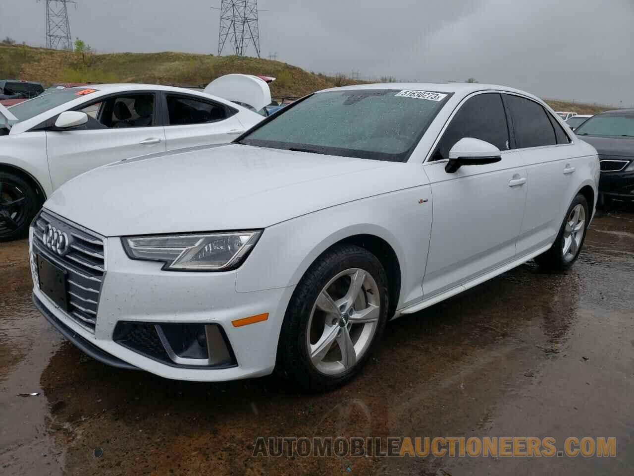 WAUDNAF44KA112748 AUDI A4 2019