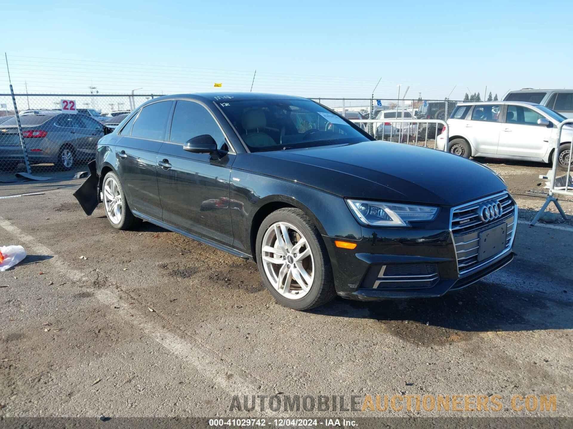 WAUDNAF45HN041612 AUDI A4 2017