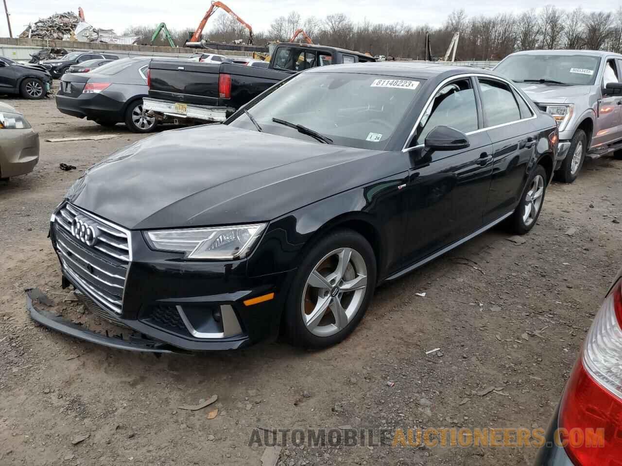 WAUDNAF45KA014277 AUDI A4 2019