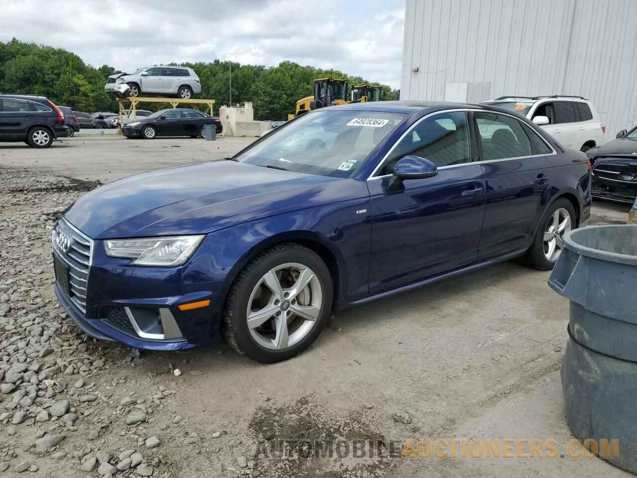 WAUDNAF45KA022525 AUDI A4 2019