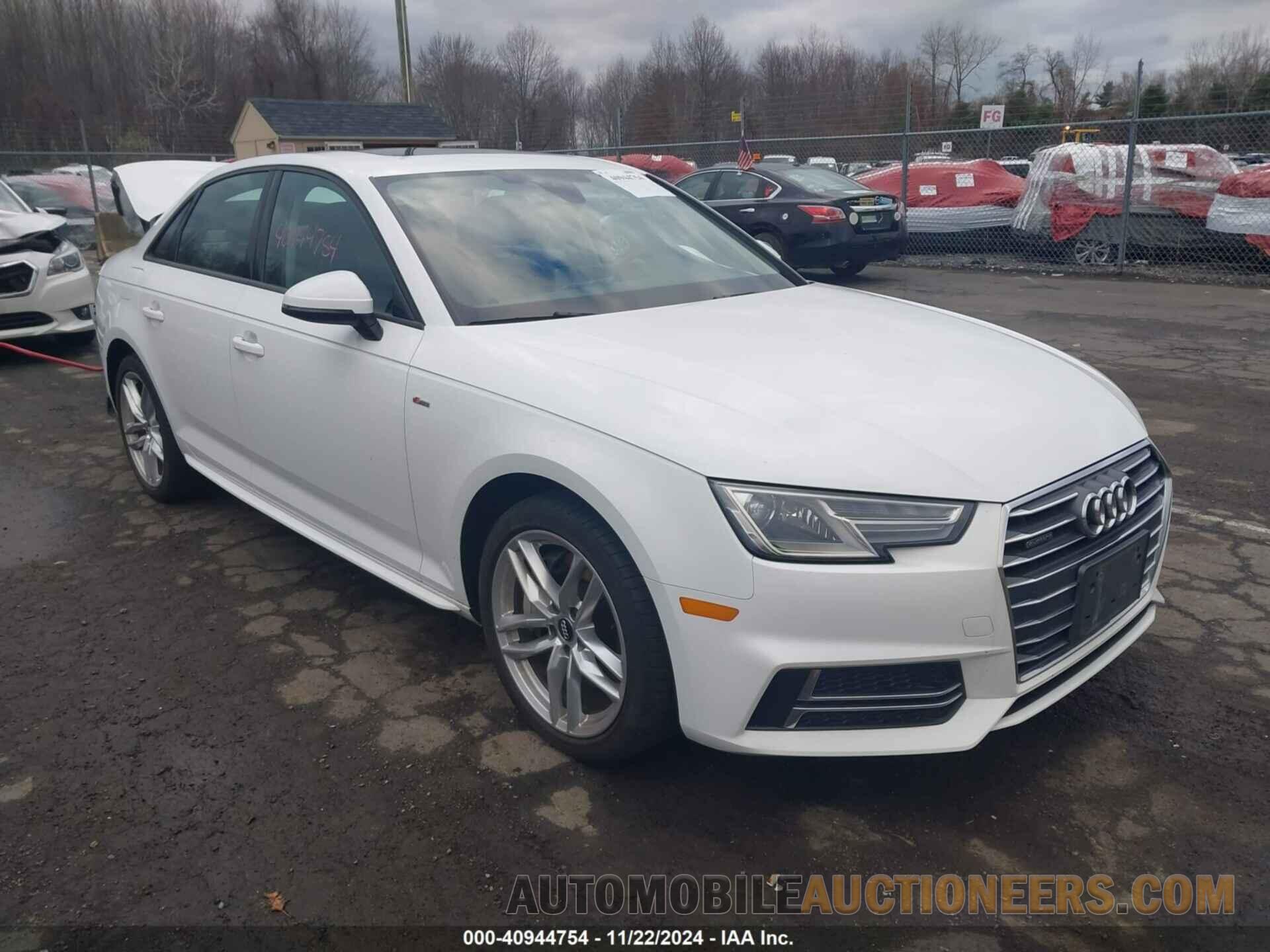 WAUDNAF46HN054675 AUDI A4 2017