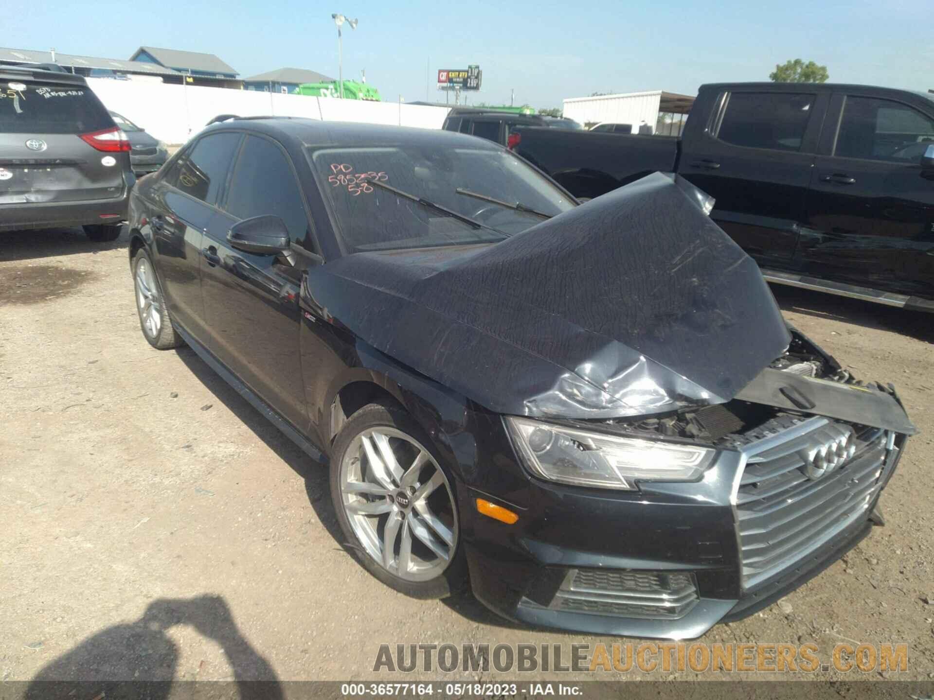 WAUDNAF46HN059200 AUDI A4 2017