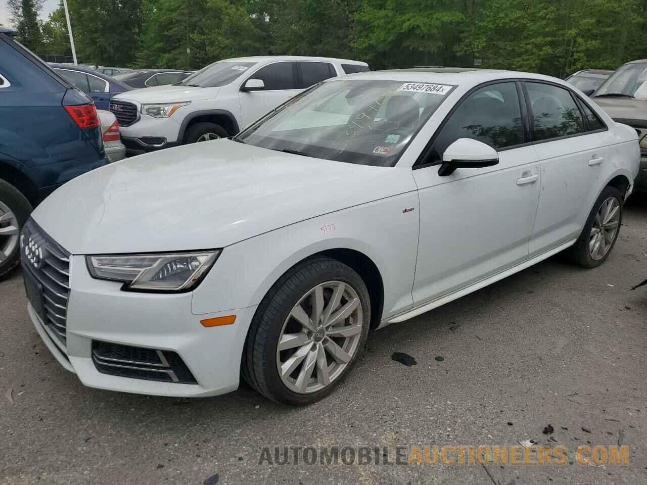 WAUDNAF46JA072199 AUDI A4 2018