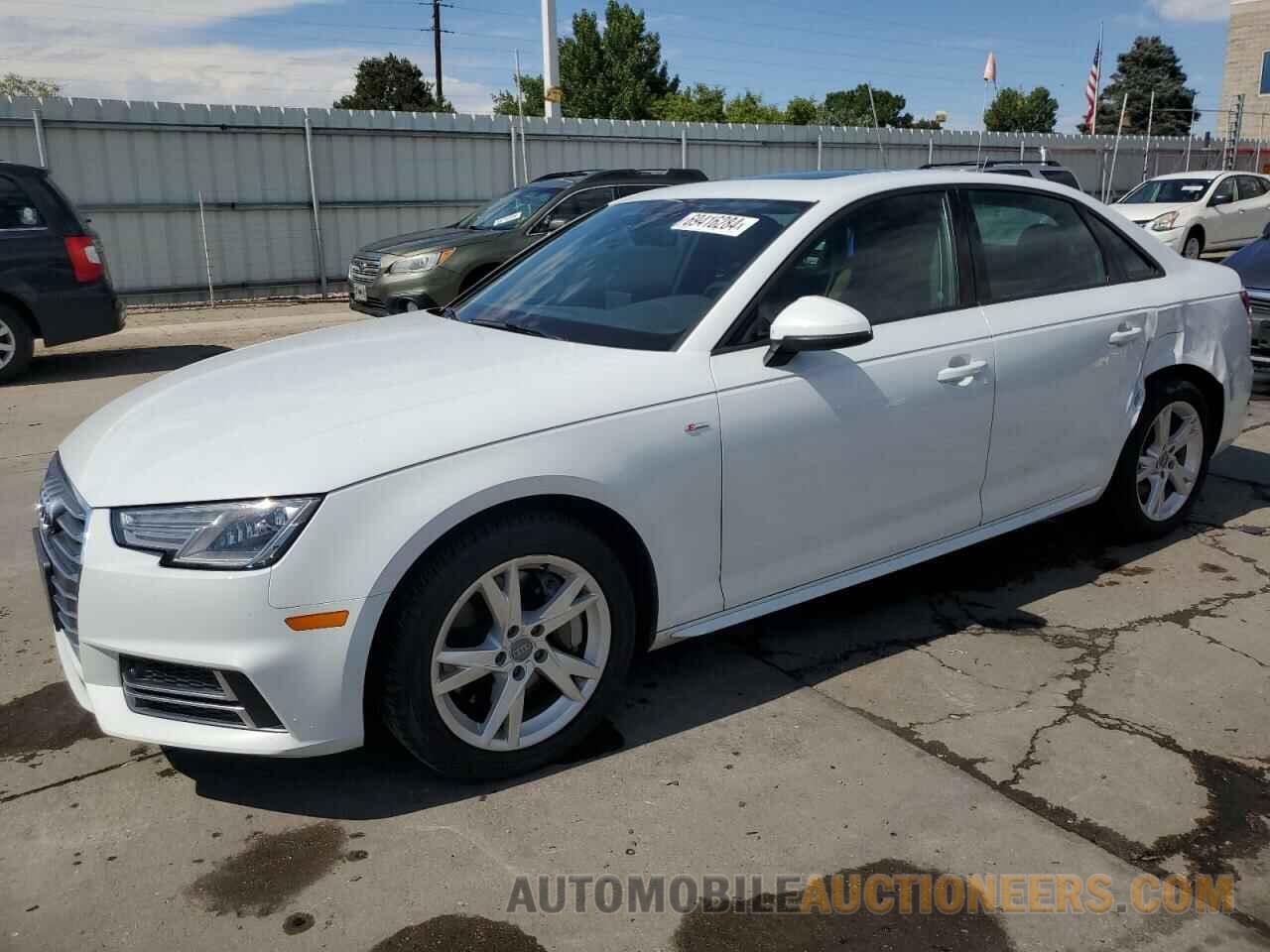 WAUDNAF46JA113334 AUDI A4 2018