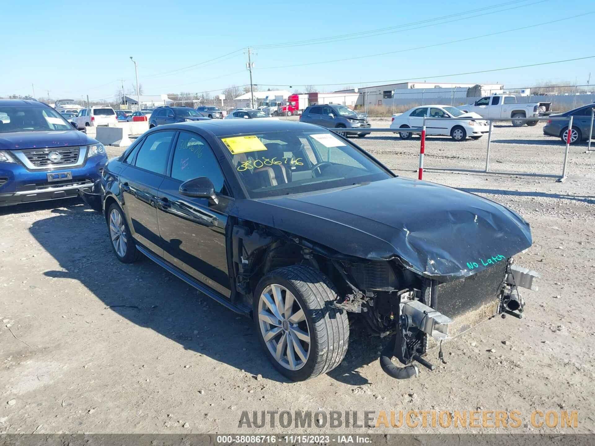 WAUDNAF46JA114127 AUDI A4 2018