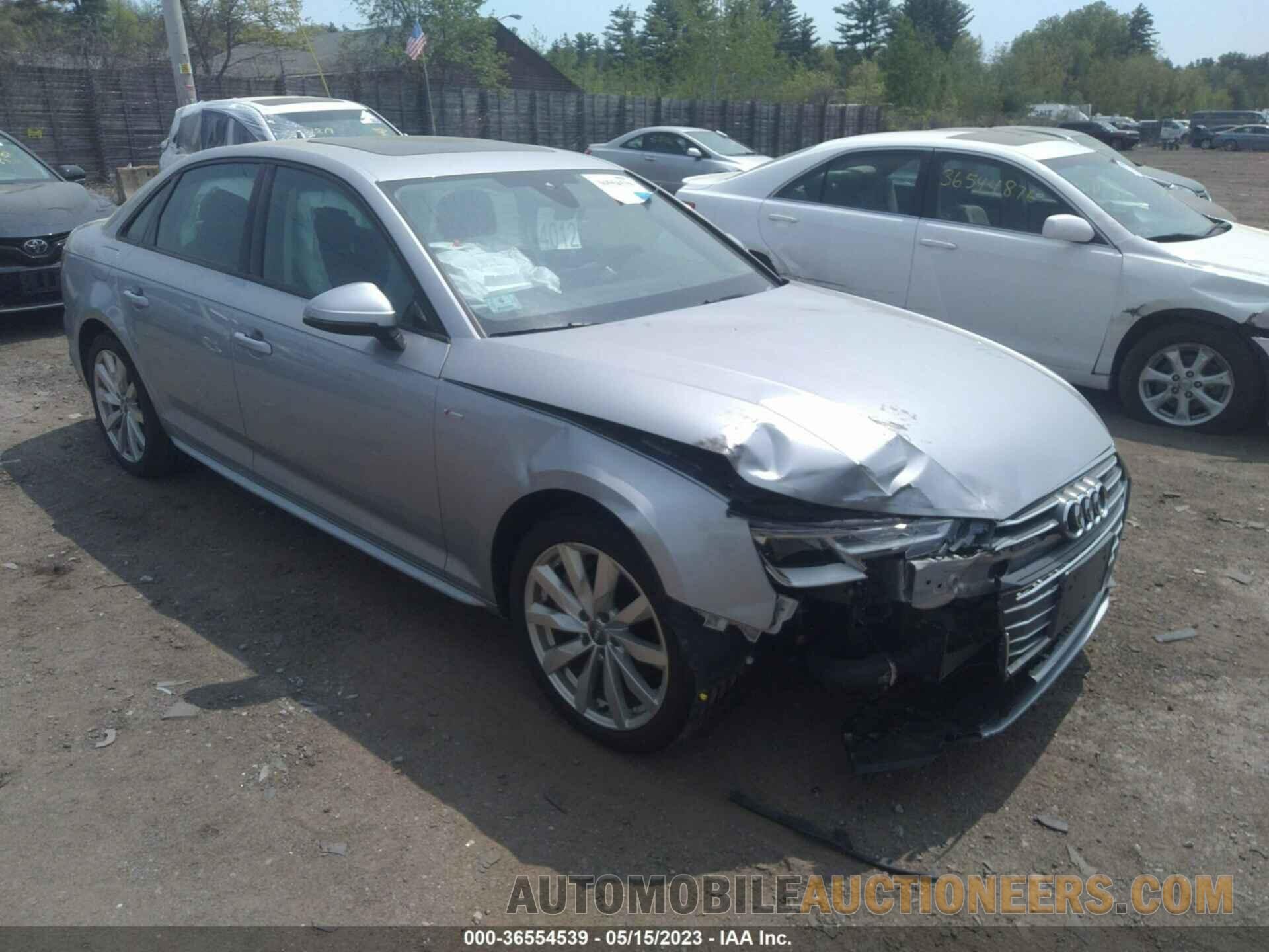 WAUDNAF46JA131042 AUDI A4 2018