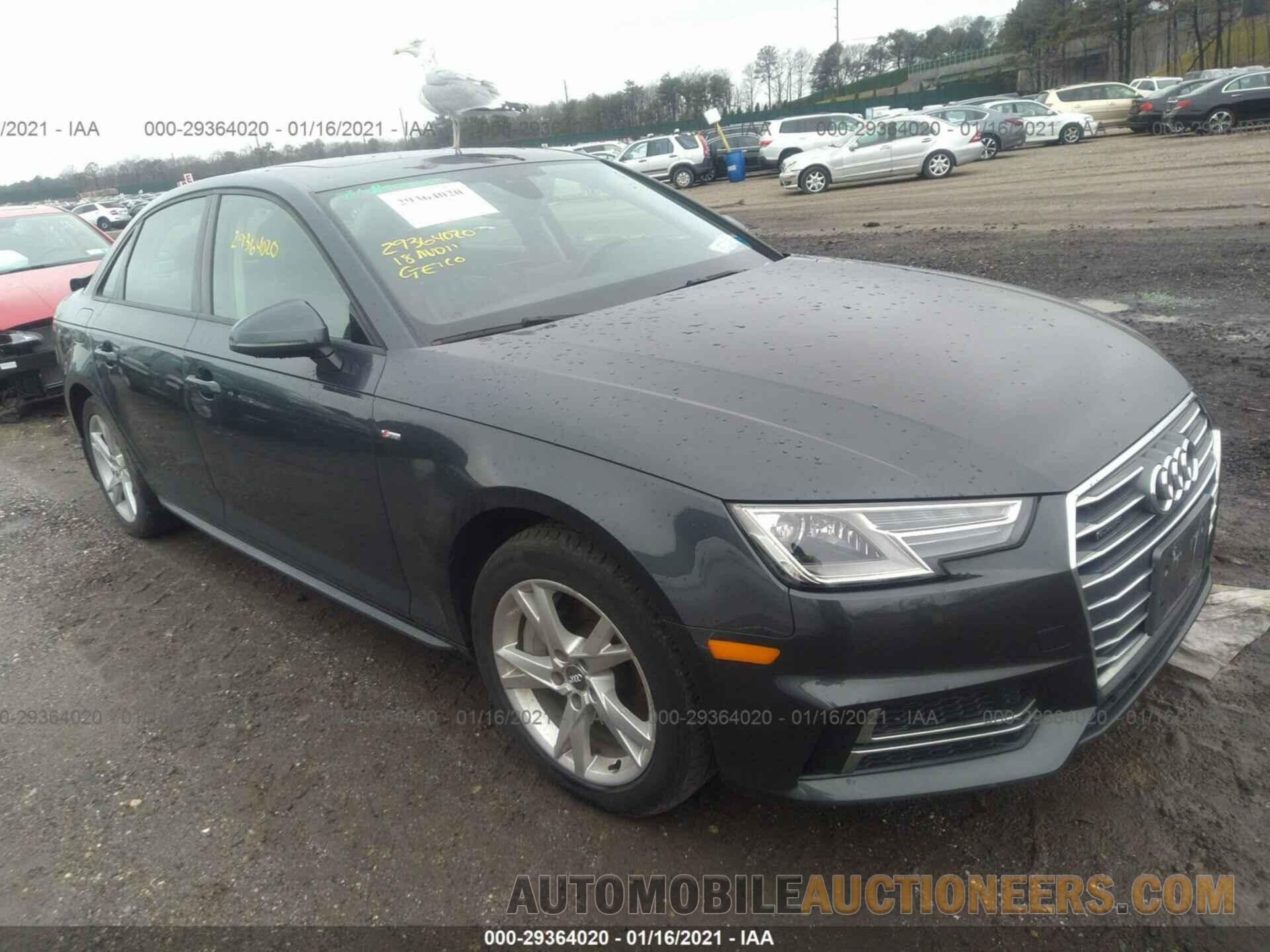 WAUDNAF46JA144373 AUDI A4 2018