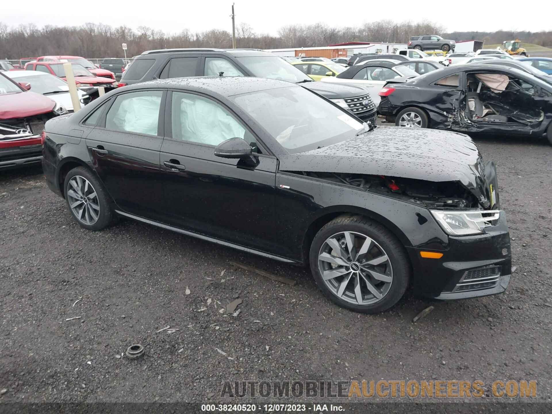 WAUDNAF46JN017633 AUDI A4 2018