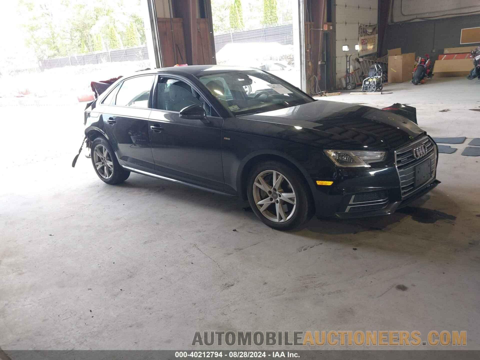 WAUDNAF47JA059980 AUDI A4 2018