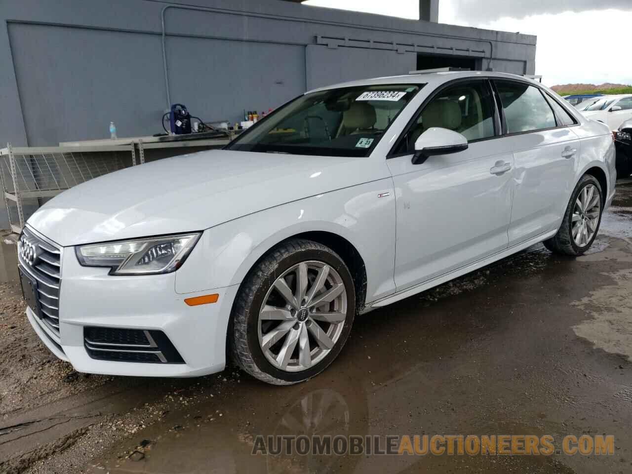 WAUDNAF47JA233515 AUDI A4 2018