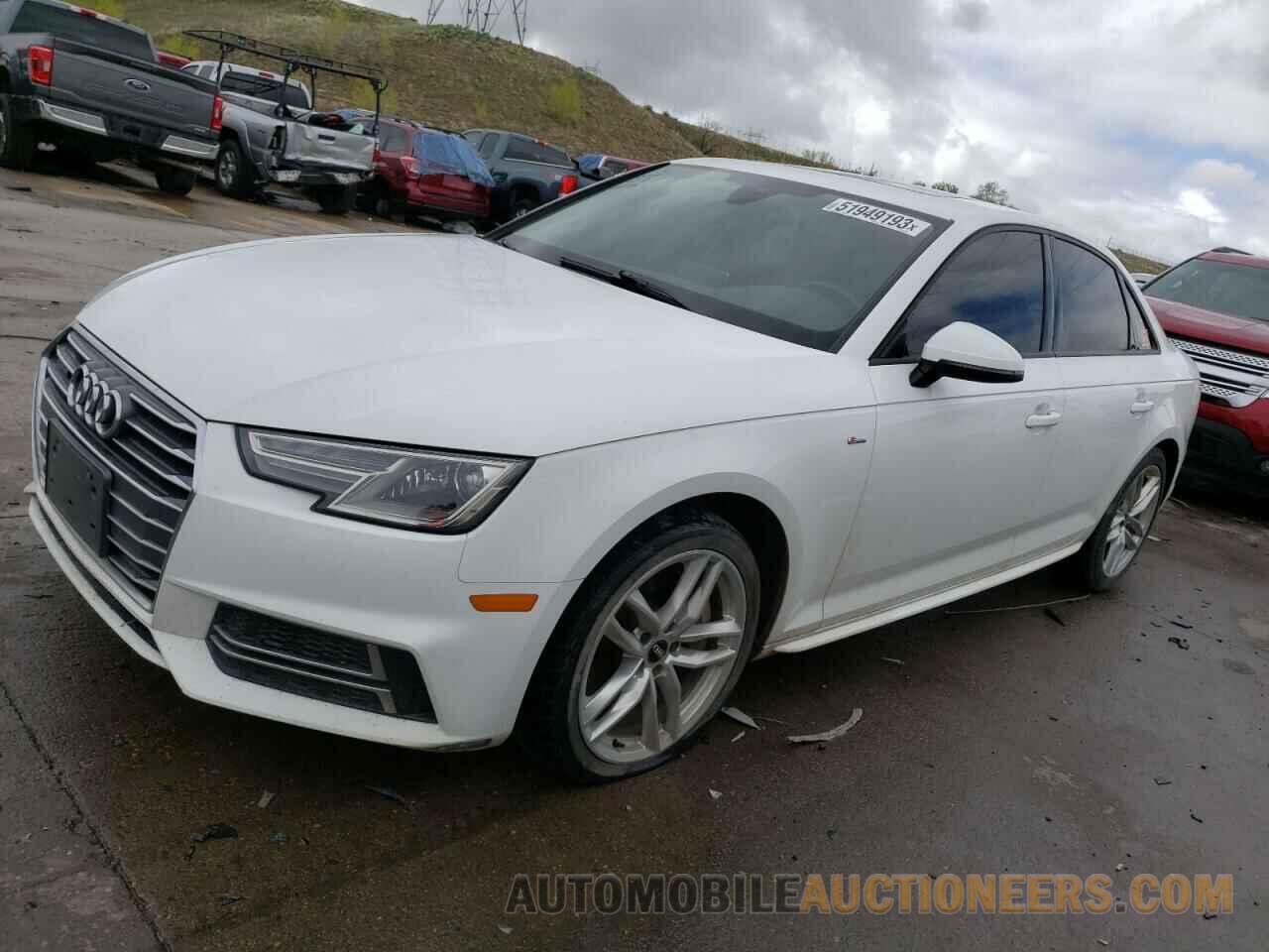 WAUDNAF48HN041586 AUDI A4 2017