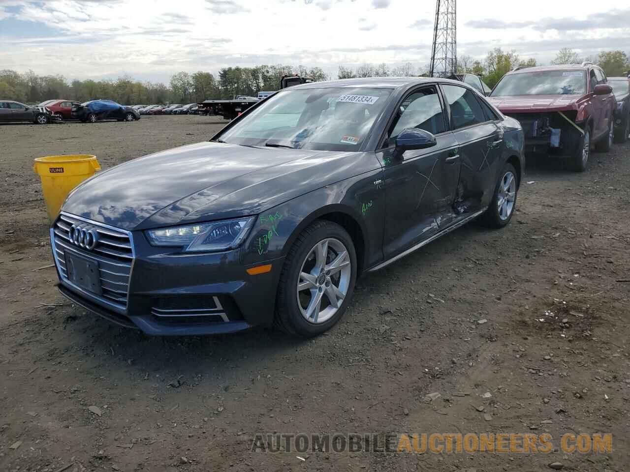 WAUDNAF48JA076741 AUDI A4 2018