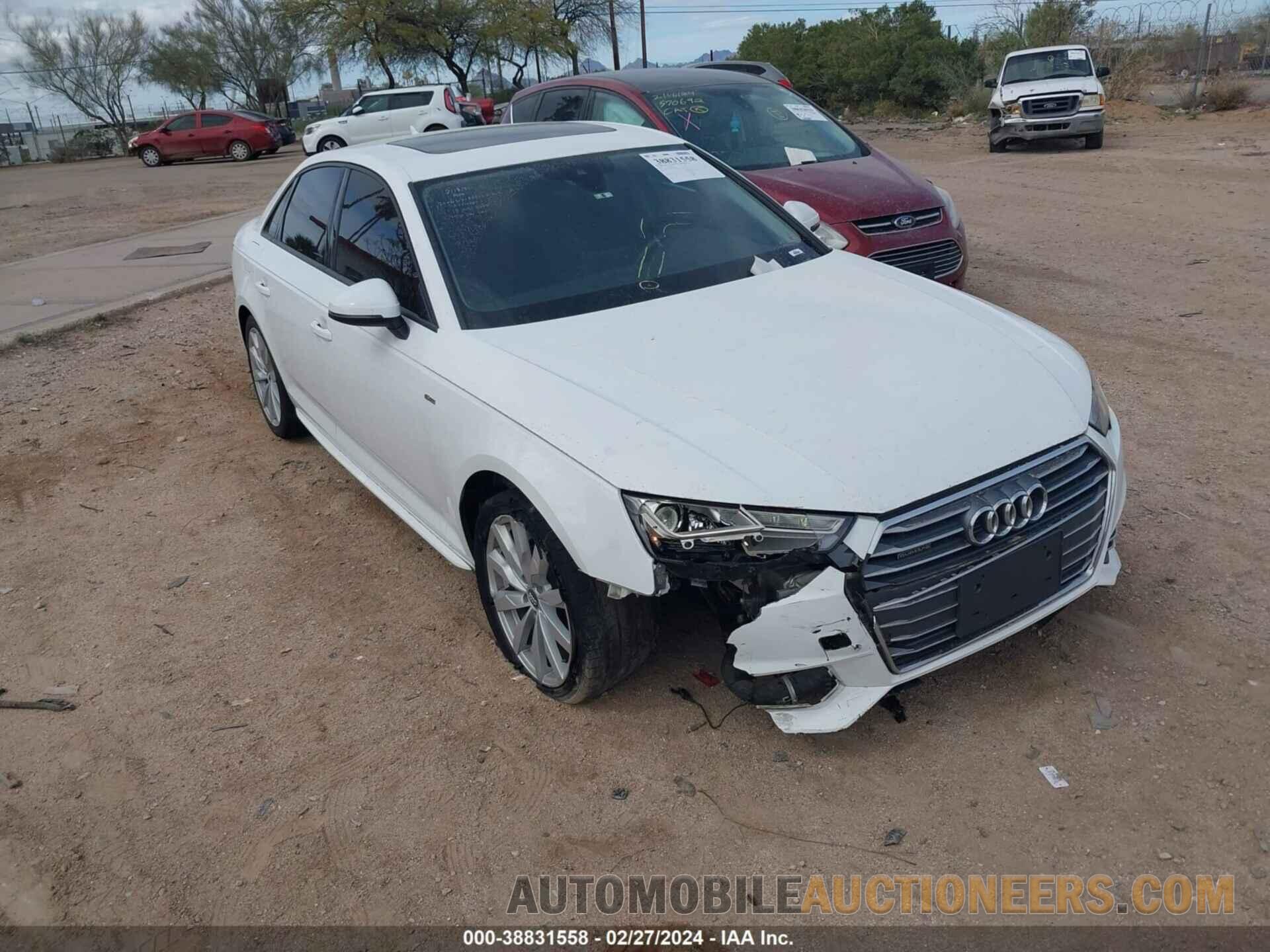 WAUDNAF48JN001224 AUDI A4 2018