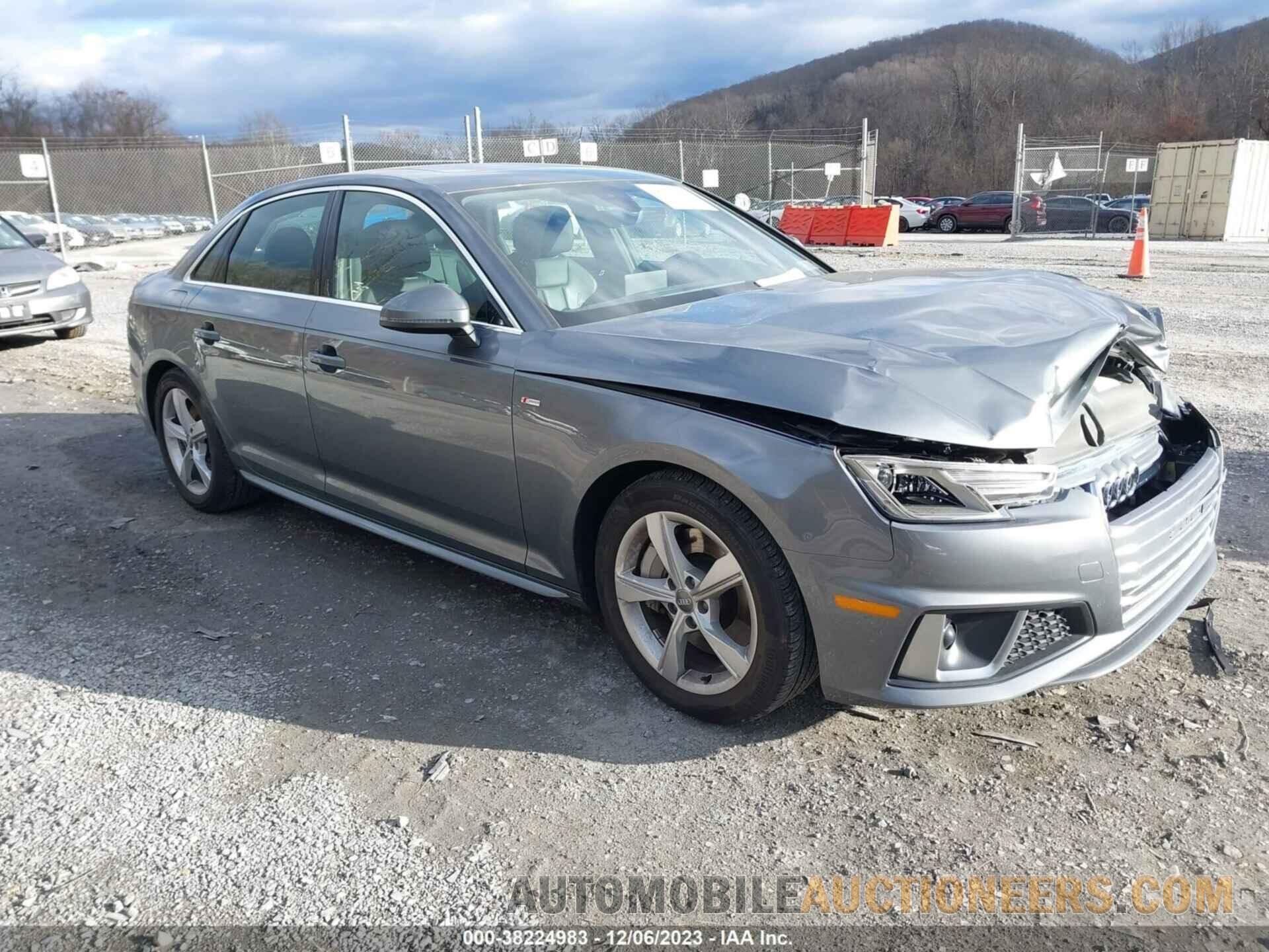 WAUDNAF49KA022883 AUDI A4 2019