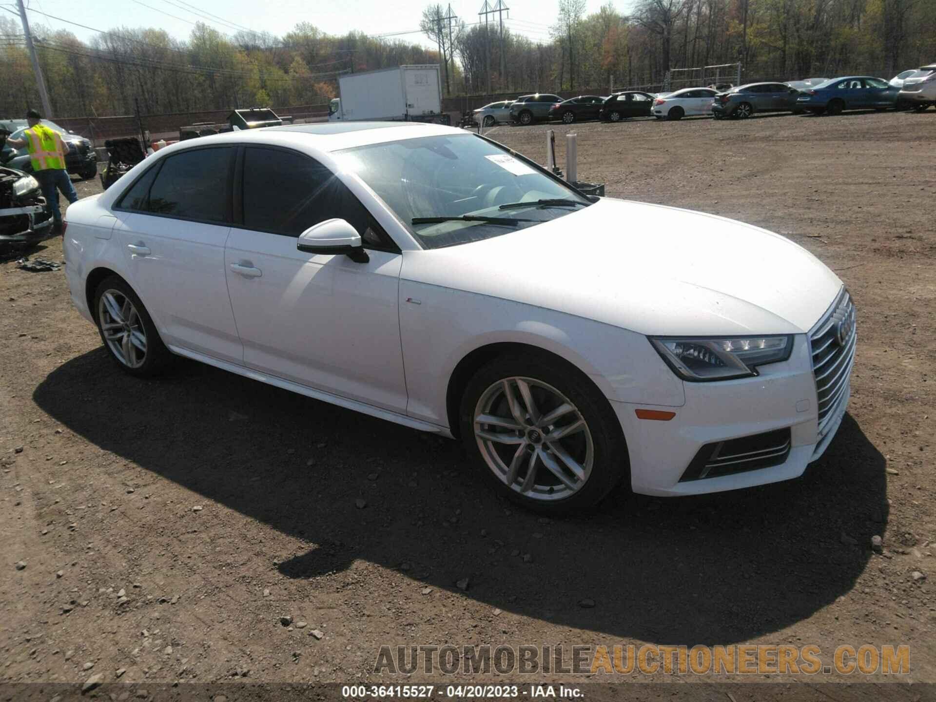 WAUDNAF4XHN054615 AUDI A4 2017