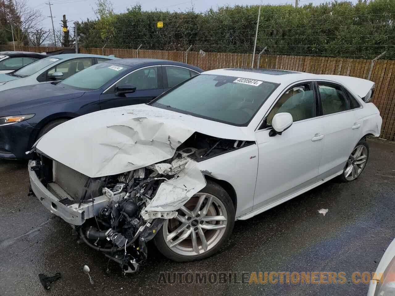 WAUEAAF40NN014832 AUDI A4 2022