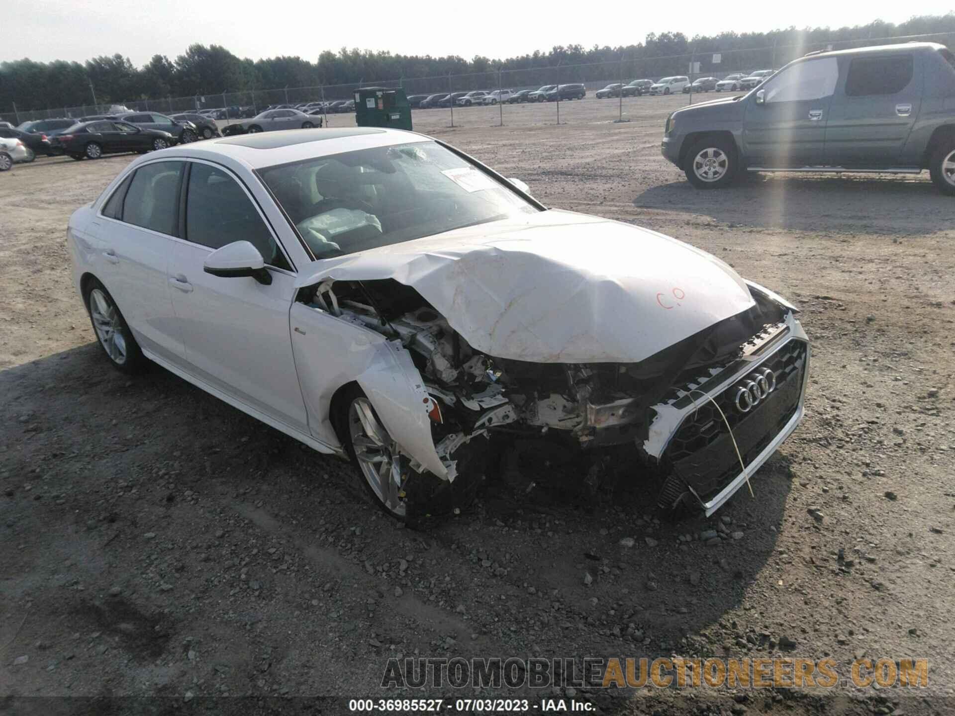 WAUEAAF41NN007341 AUDI A4 SEDAN 2022