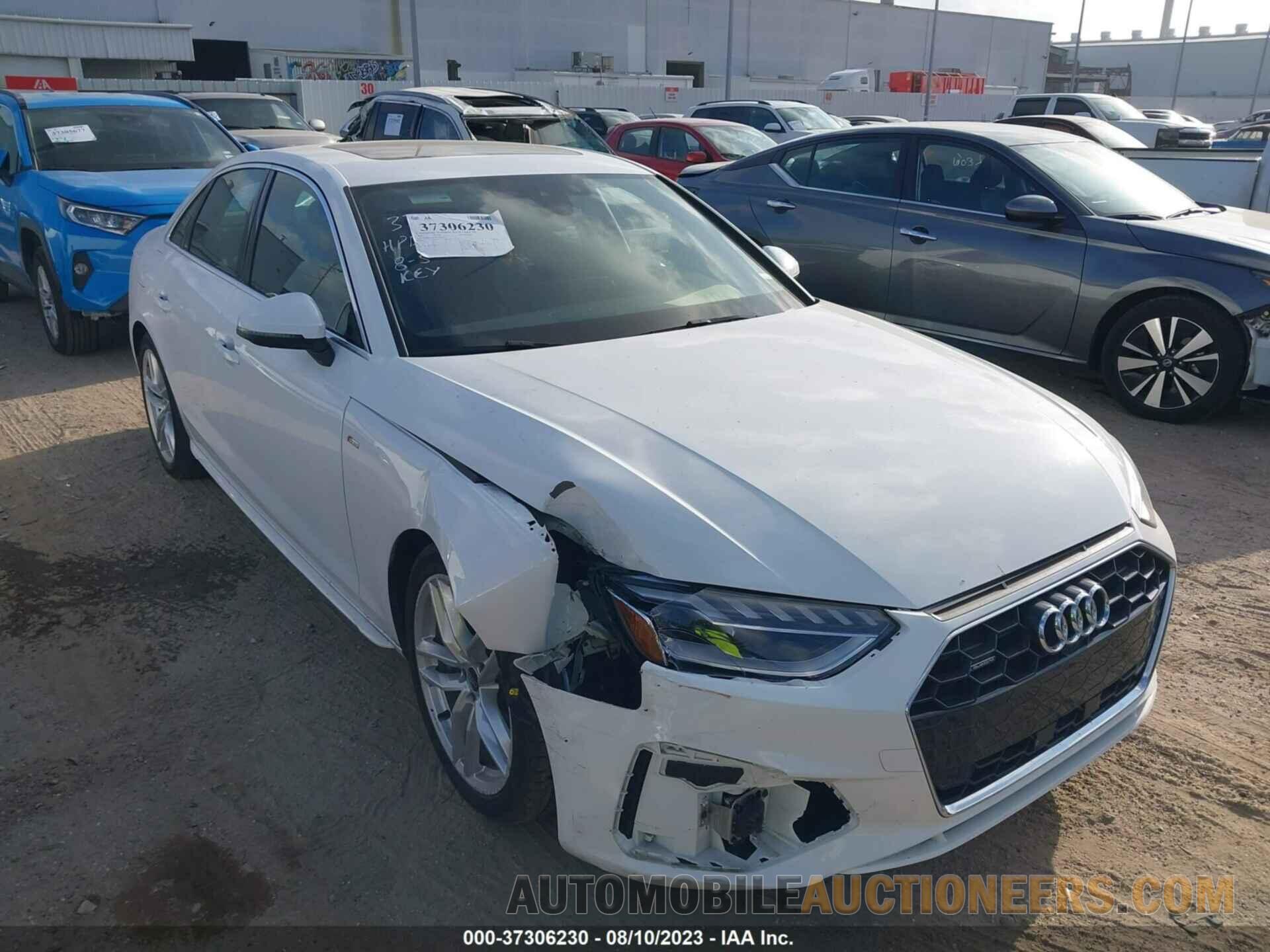 WAUEAAF41PA020097 AUDI A4 SEDAN 2023