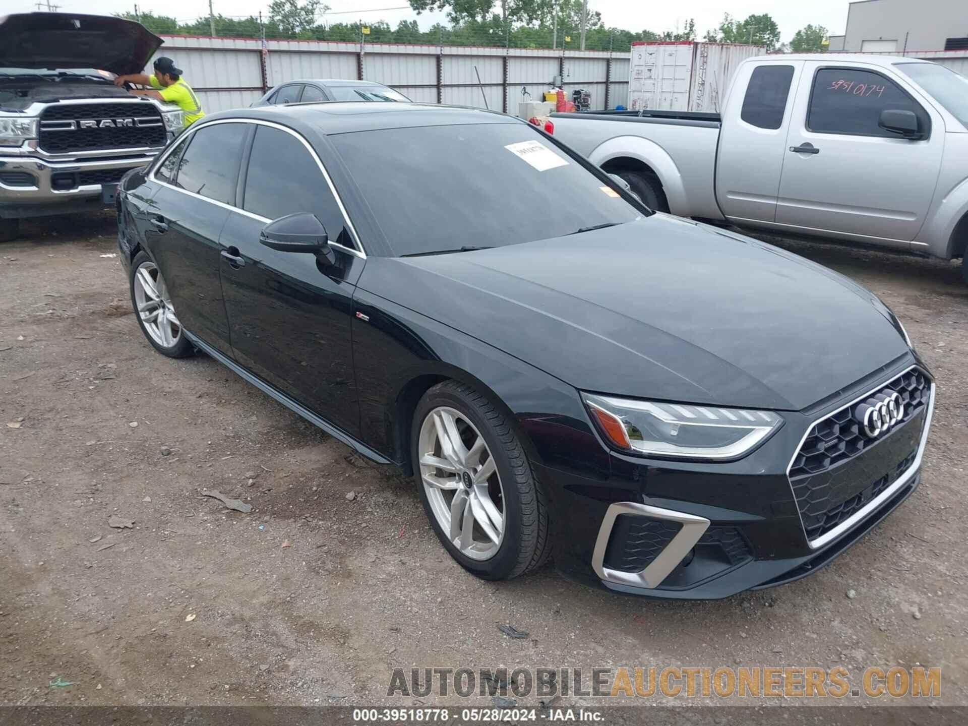 WAUEAAF42NN011706 AUDI A4 2022