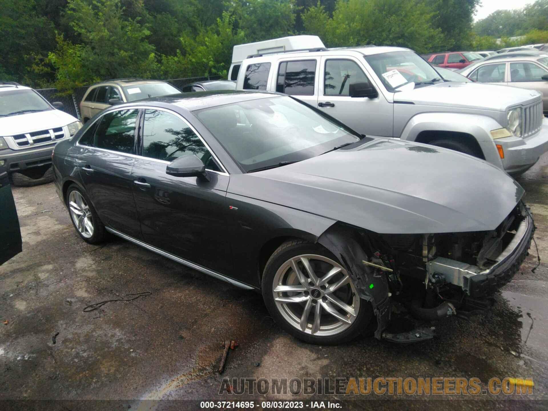 WAUEAAF43NN008698 AUDI A4 SEDAN 2022