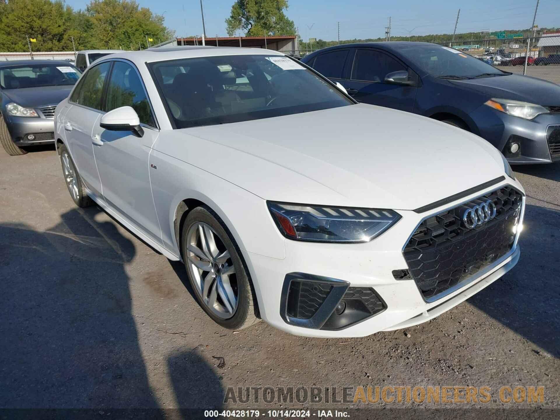 WAUEAAF43NN014842 AUDI A4 2022