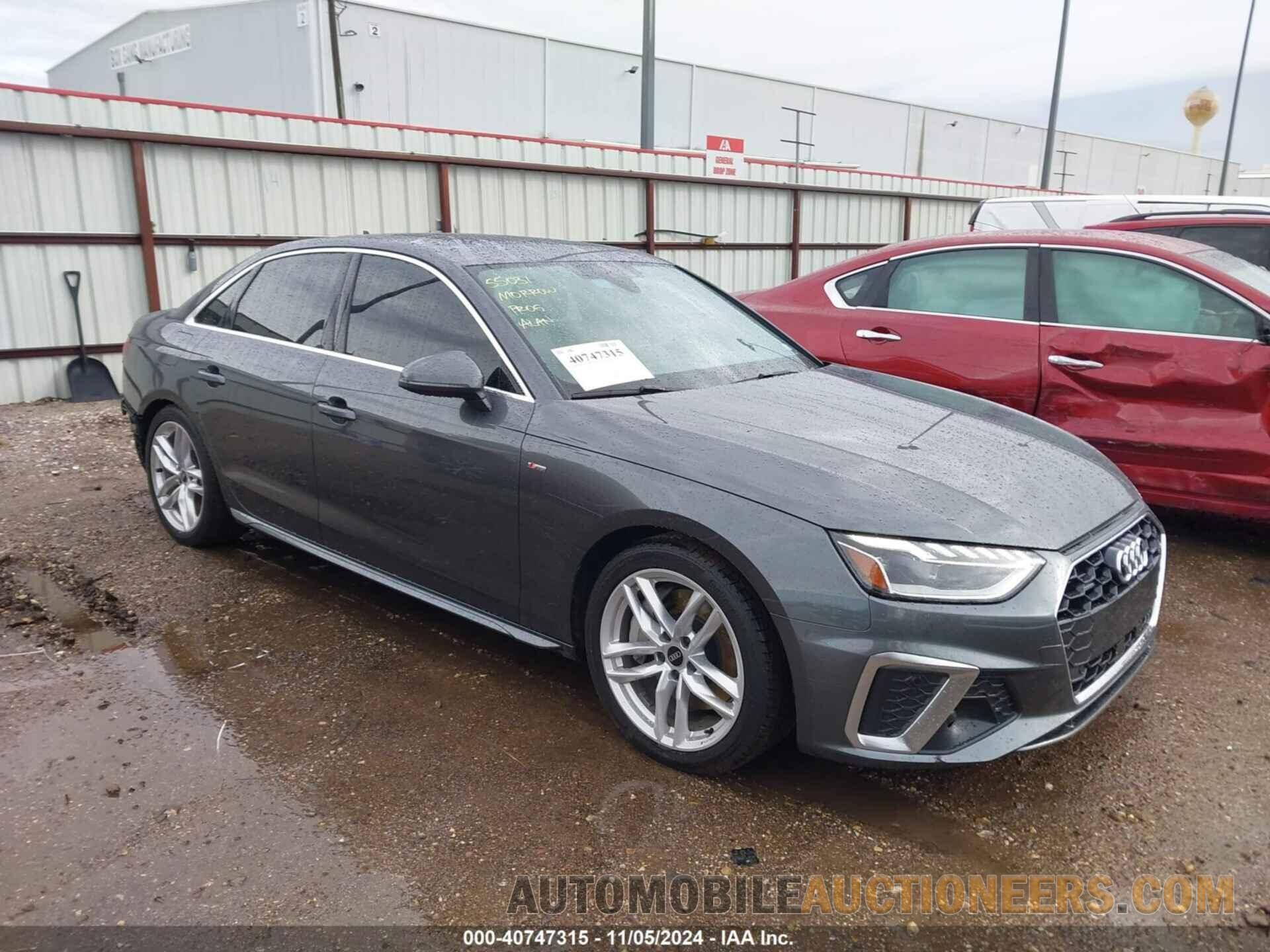 WAUEAAF45NN009688 AUDI A4 2022