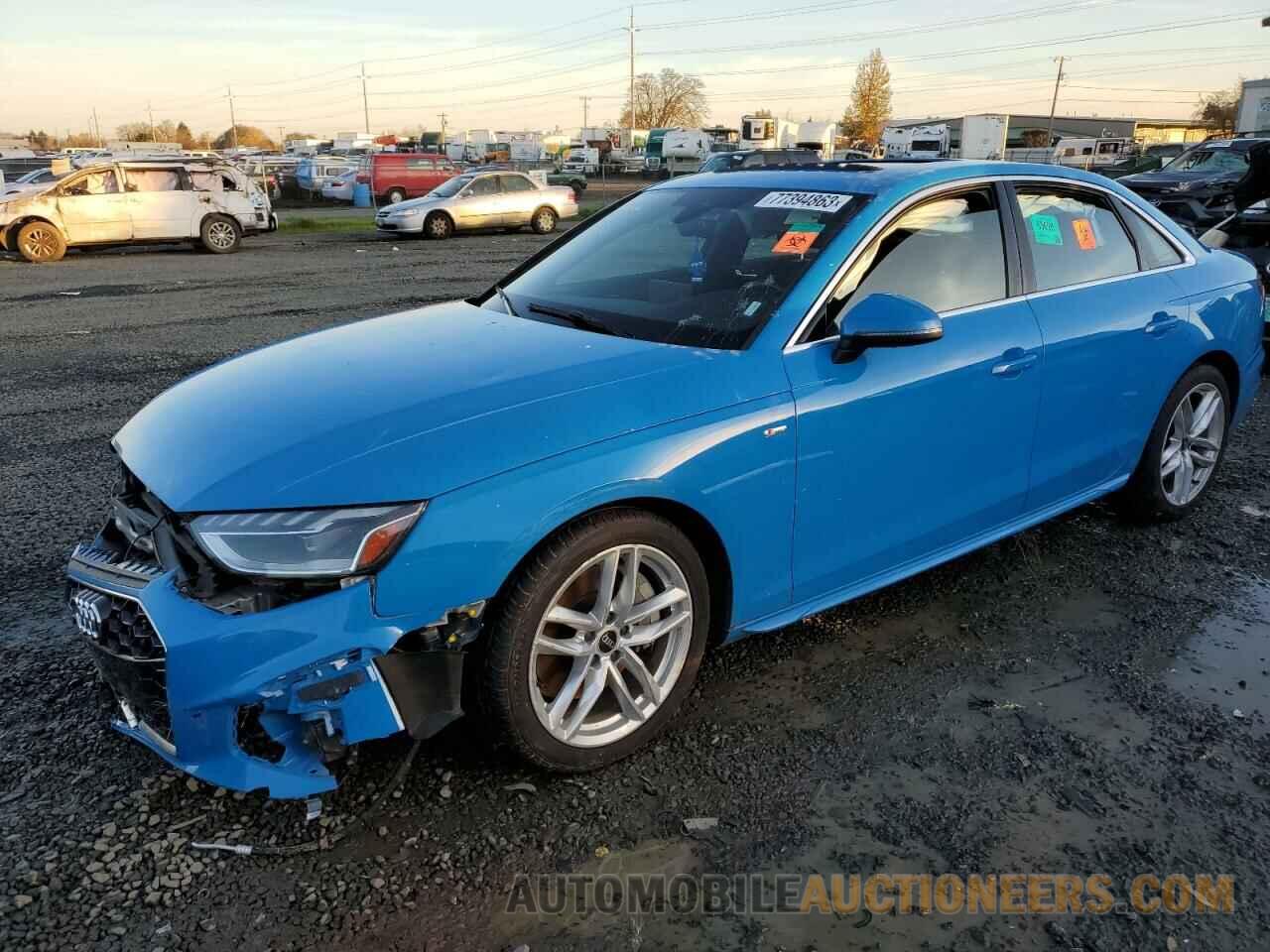 WAUEAAF46NN009909 AUDI A4 2022