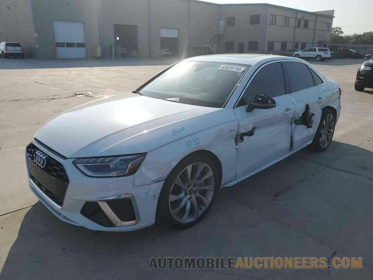 WAUEAAF48NN013444 AUDI A4 2022