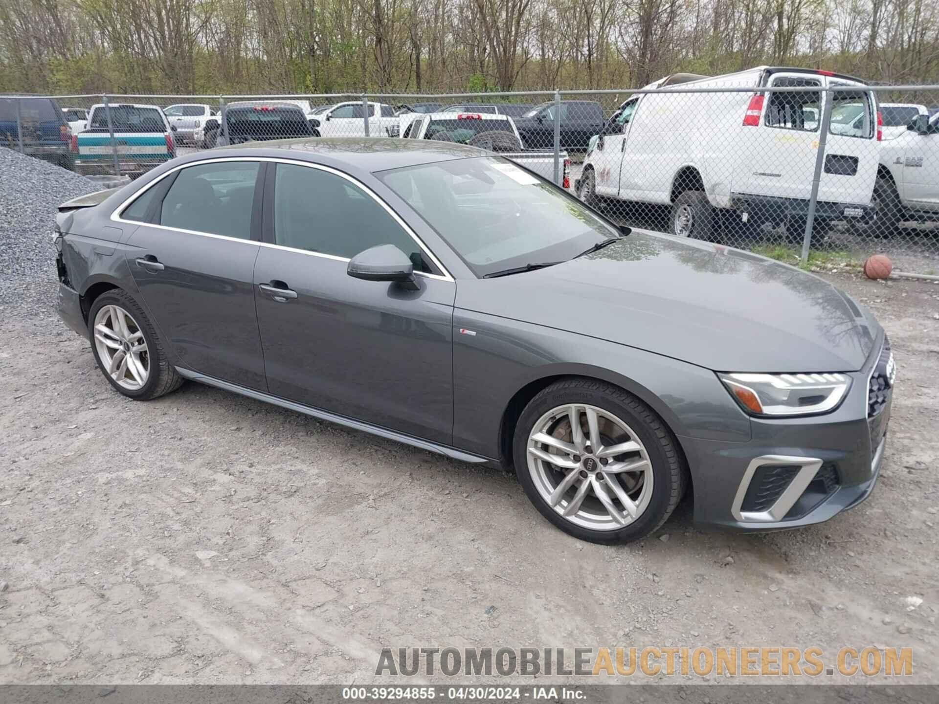 WAUEAAF49NN012836 AUDI A4 2022